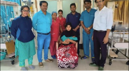 Rare successful laparoscopic surgery is done for the first time at Asansol