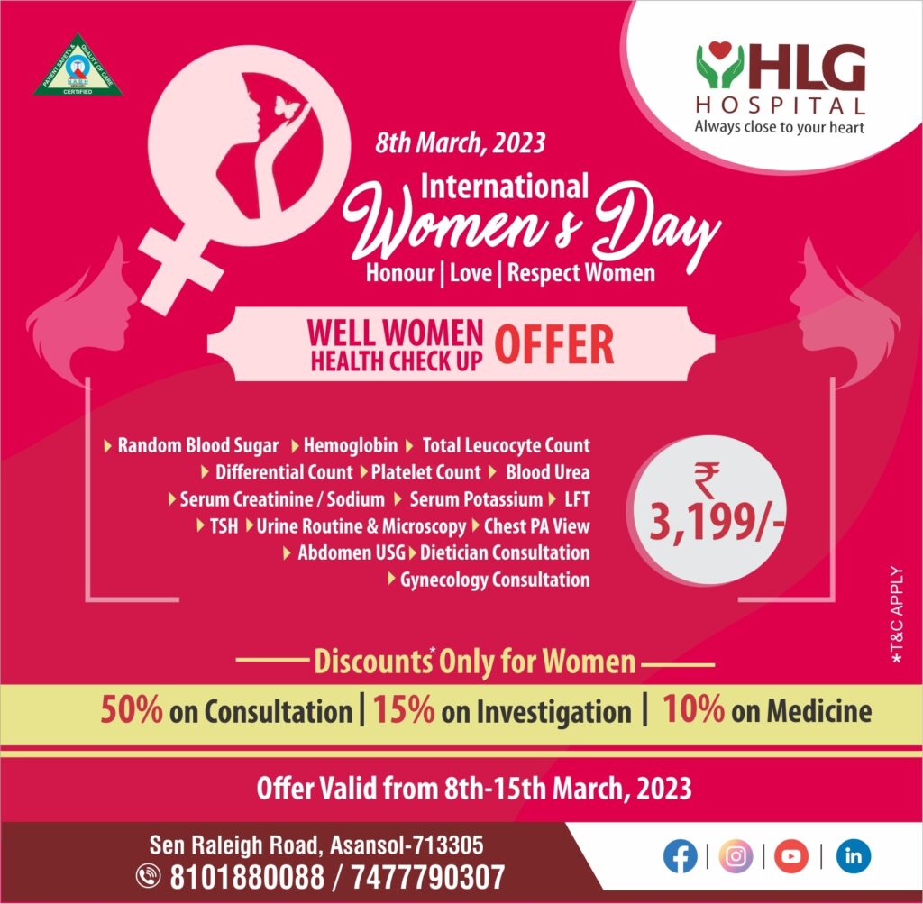 Health Check-up Offer for Women by HLG Hospital